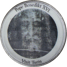 Italy, Token, Benoit XVI, Visite de Turin, AU(50-53), Cupronickel