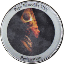 Itália, Token, Benoit XVI, Renonciation, AU(50-53), Cupronickel