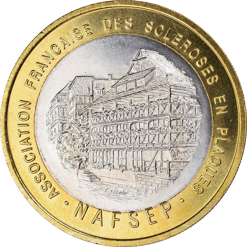 France, 1 Euro, Euro des Villes, 1996, Strasbourg - Association française des