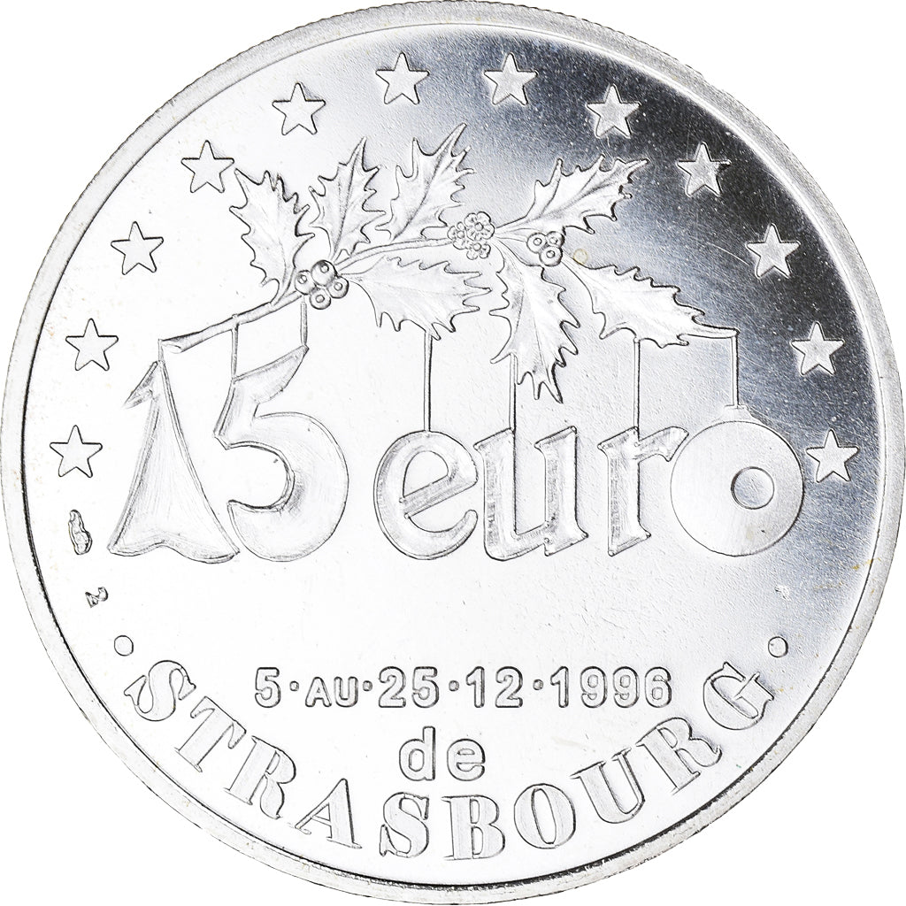Frankreich, 15 Euro, Euro des villes, 1996, Strasbourg - Association française