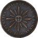 Moneta, Uruguay, 20 Centesimos, 1840, BB, Rame, KM:2.1