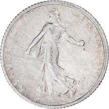 Coin, France, Semeuse, Franc, 1918, Paris, EF(40-45), Silver, KM:844.1