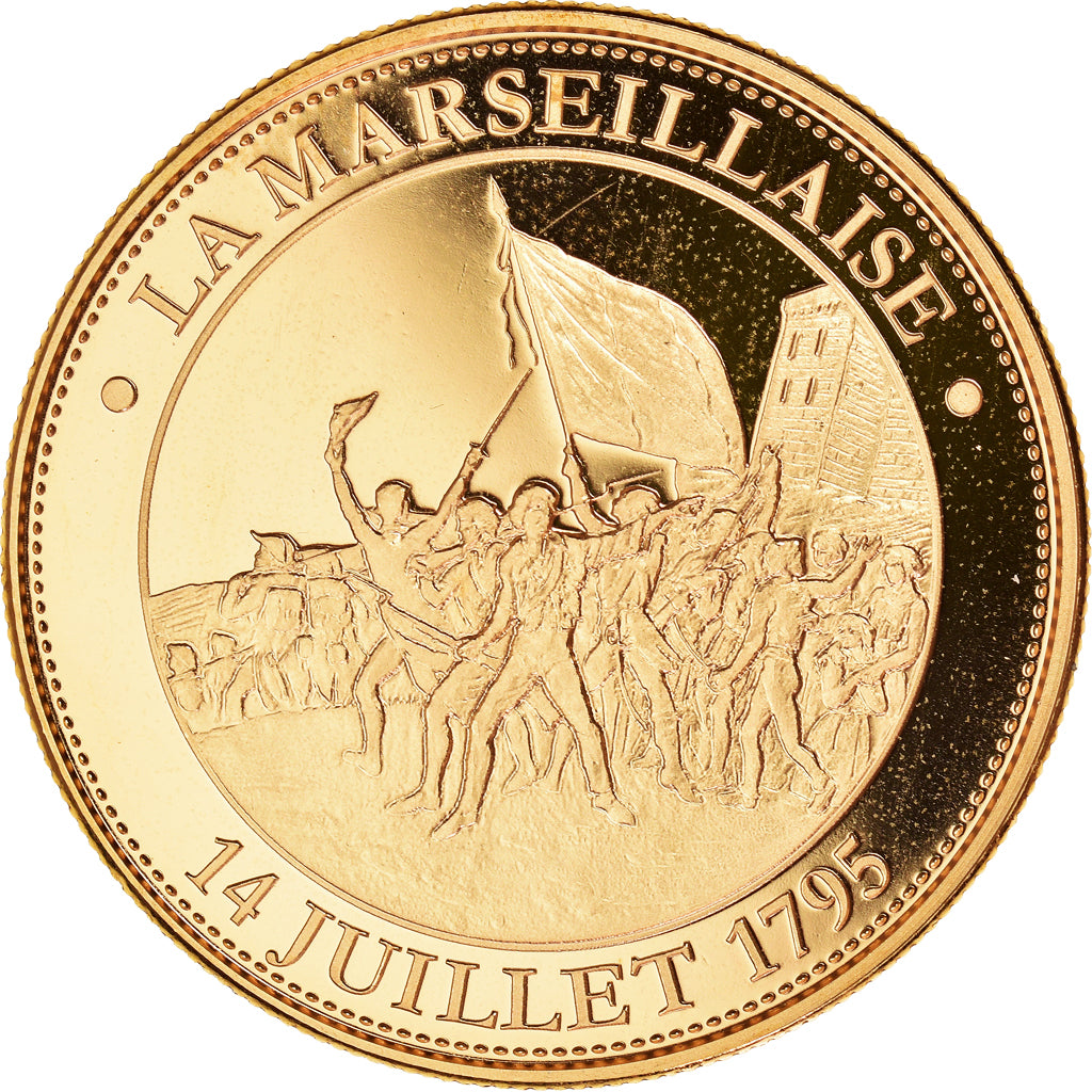 France, Medal, Révolution Française, La Marseillaise, History, MS(65-70)