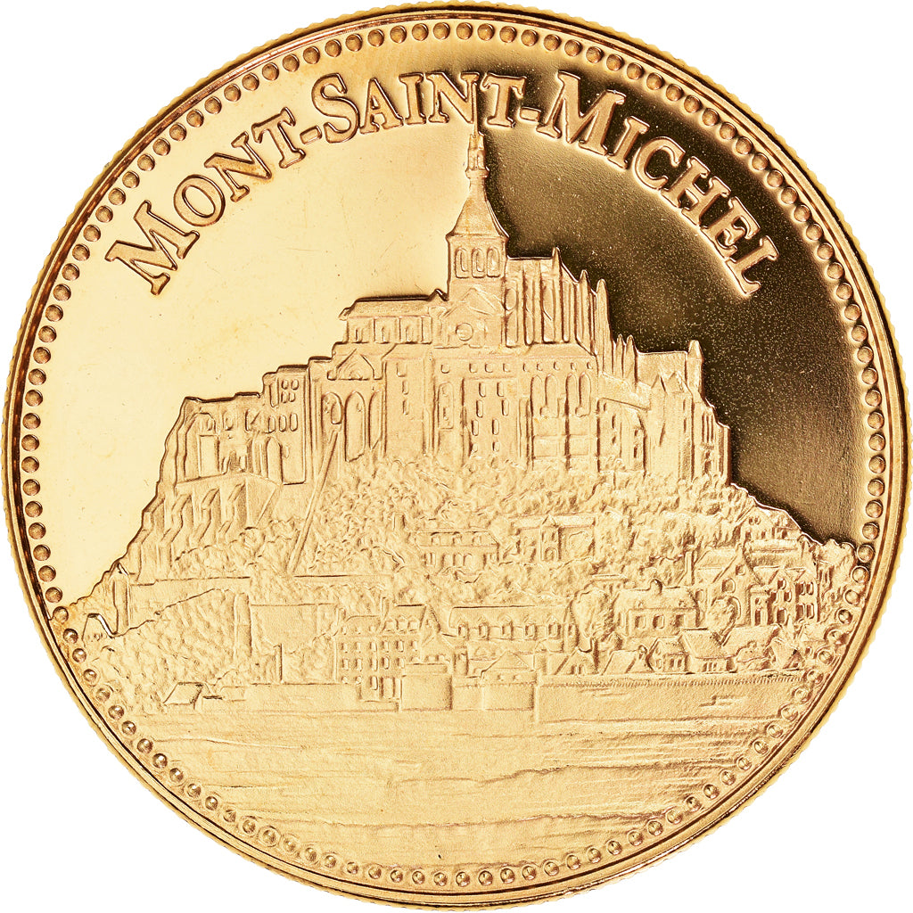 Francja, medal, Le Mont Saint-Michel, Patrimoine Culturel, MS(65-70), Pokryte