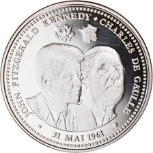 France, Médaille, Vème République, Fitzgérald Kennedy-De Gaulle, Politics