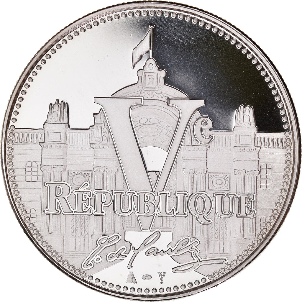France, Médaille, Vème République, Fitzgérald Kennedy-De Gaulle, Politics