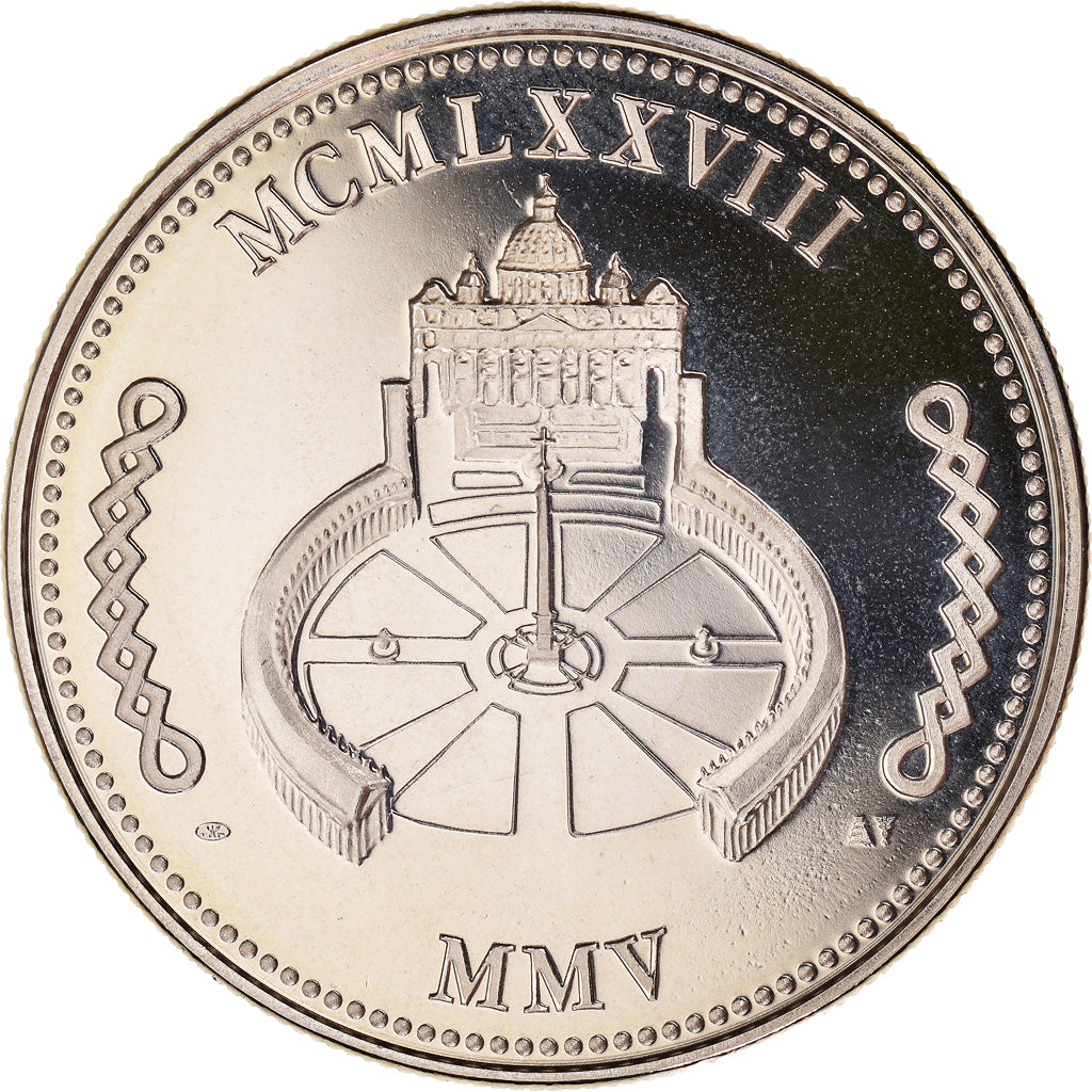 Vatican, Medal, Le Pape Jean-Paul II, 2005, MS(65-70), Copper-nickel