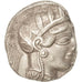 Moneda, Attica, Athens, Tetradrachm, 490-407 AV JC, Athens, MBC+, Plata, SNG