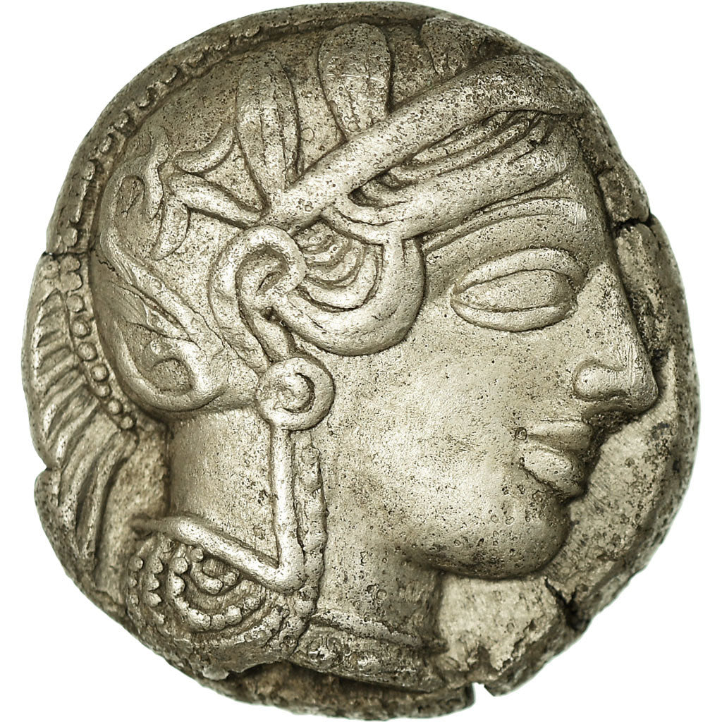 Munten, Attica, Athene, Tetradrachm, 490-407 AV JC, Athens, ZF+, Zilver, SNG