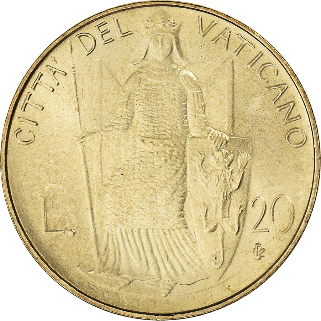 Moneta, PAŃSTWO WATYKAŃSKIE, John Paul II, 20 Lire, 1980, Roma, MS(60-62)