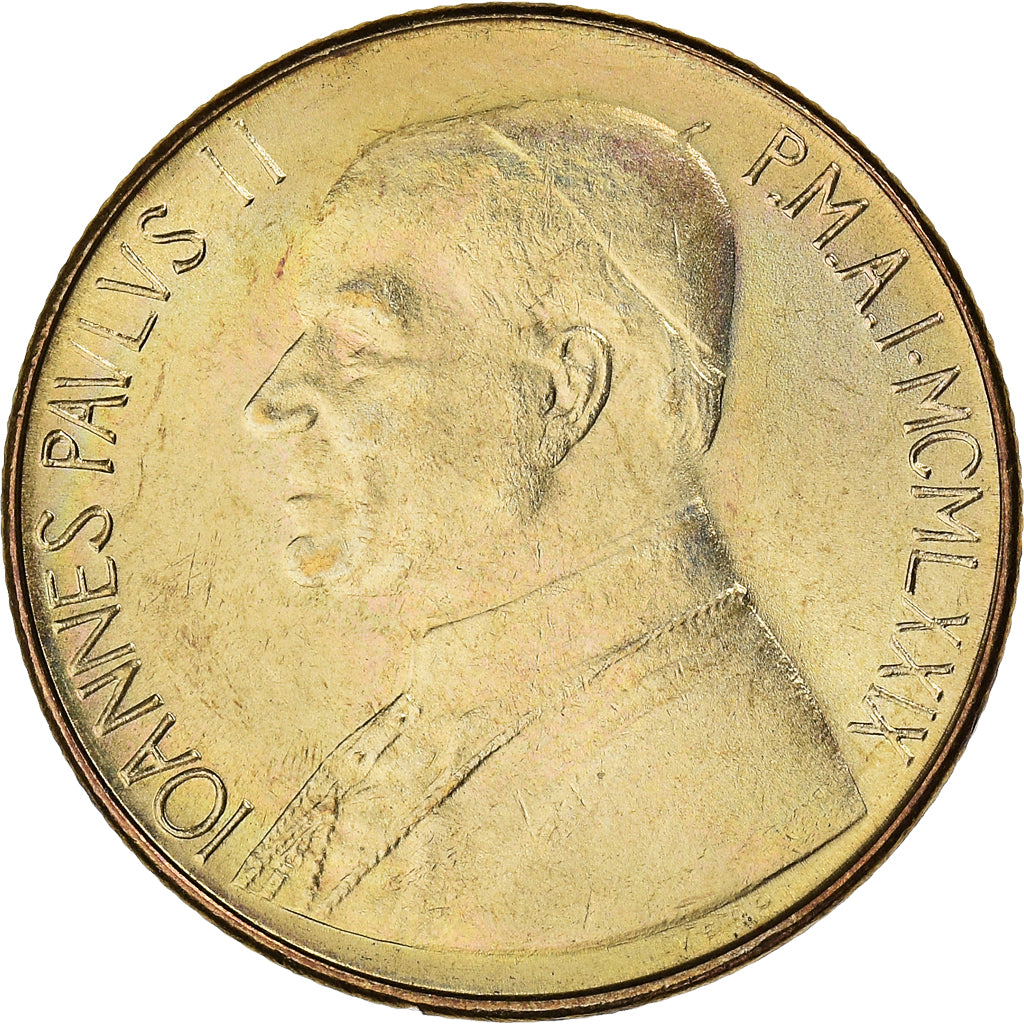 Coin, VATICAN CITY, John Paul II, 200 Lire, 1979, Roma, MS(64), Aluminum-Bronze