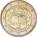 Grécia, 2 Euro, Traité de Rome 50 ans, 2007, Athens, MS(60-62), Bimetálico