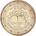 Frankreich, 2 Euro, Traité de Rome 50 ans, 2007, Paris, UNZ+, Bi-Metallic