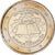 Austria, 2 Euro, Traité de Rome 50 ans, 2007, Vienna, MS(64), Bimetaliczny