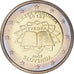 Słowenia, 2 Euro, Traité de Rome 50 ans, 2007, MS(63), Bimetaliczny, KM:106