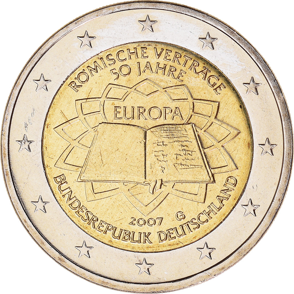 Bundesrepublik Deutschland, 2 Euro, Traité de Rome 50 ans, 2007, Karlsruhe