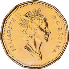 Coin, Canada, Elizabeth II, Dollar, 1990, Royal Canadian Mint, Ottawa