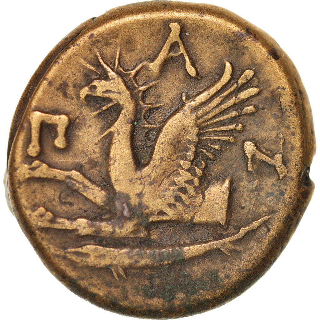 Thrace, Pantikapaion, Bronze, 310-304/3 BC, EF(40-45), SNG BM 869