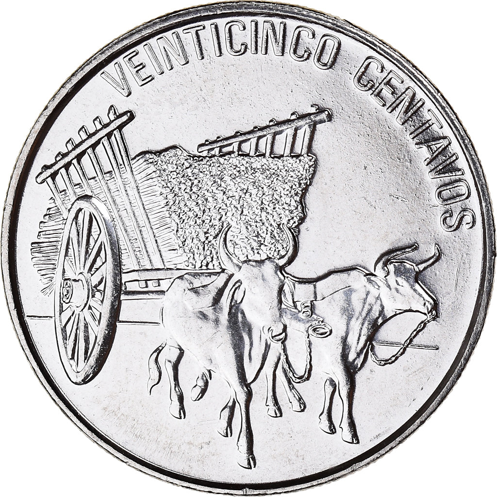 Monnaie, République Dominicaine, 25 Centavos, 1991, SPL, Nickel Clad Steel