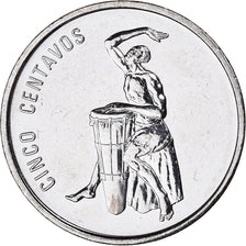 Moneda, República Dominicana, 5 Centavos, 1989, EBC+, Níquel recubierto de