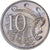 Moneta, Australia, Elizabeth II, 10 Cents, 1984, MS(63), Miedź-Nikiel, KM:65