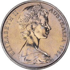 Moneta, Australia, Elizabeth II, 20 Cents, 1984, SPL+, Rame-nichel, KM:66