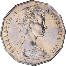 Coin, Australia, Elizabeth II, 50 Cents, 1984, MS(63), Copper-nickel, KM:68