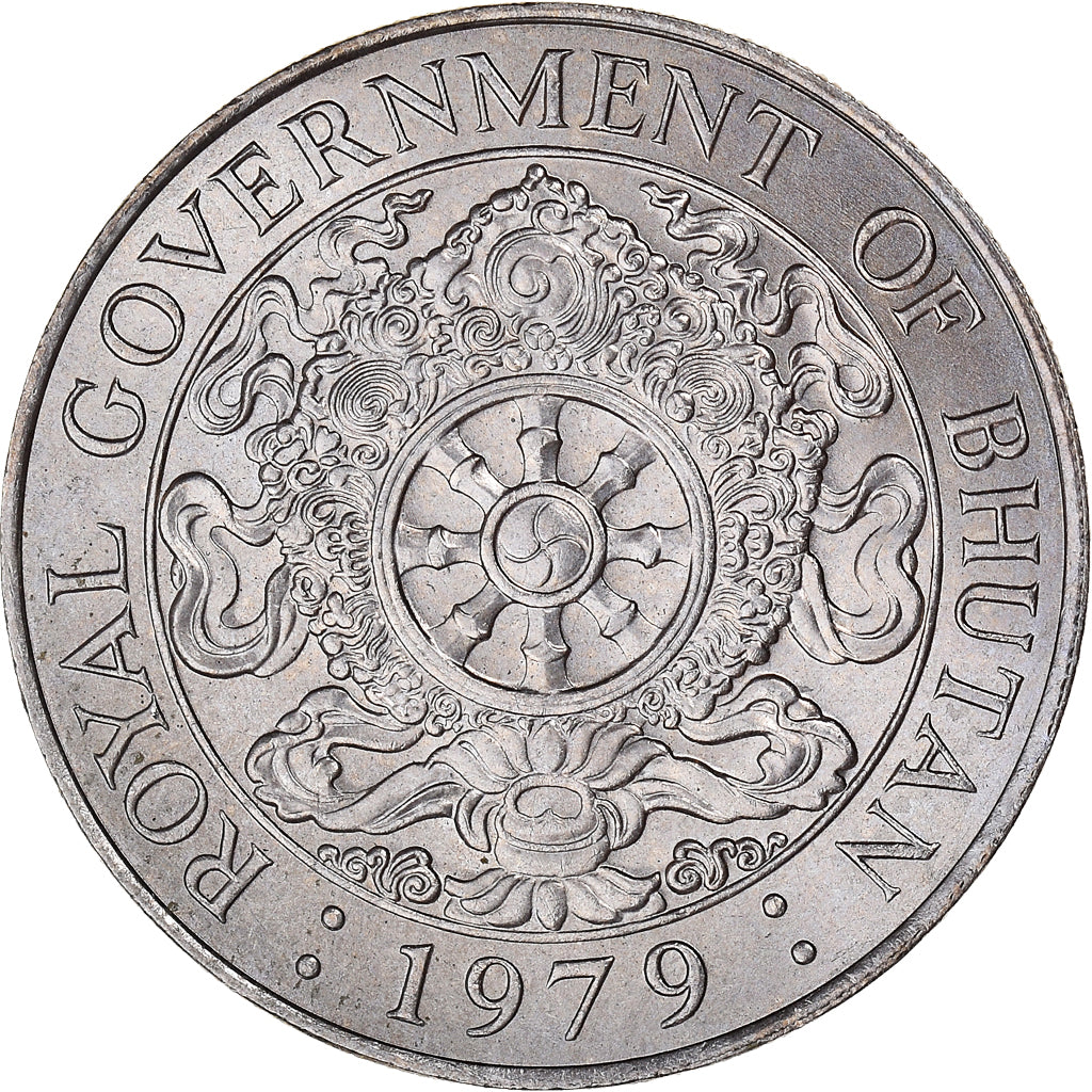 Coin, Bhutan, Ngultrum, 1979, MS(65-70), Copper-nickel, KM:49