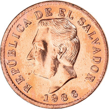 Monnaie, Salvador, Centavo, 1986, Guatemala City, SPL+, Copper Clad Steel