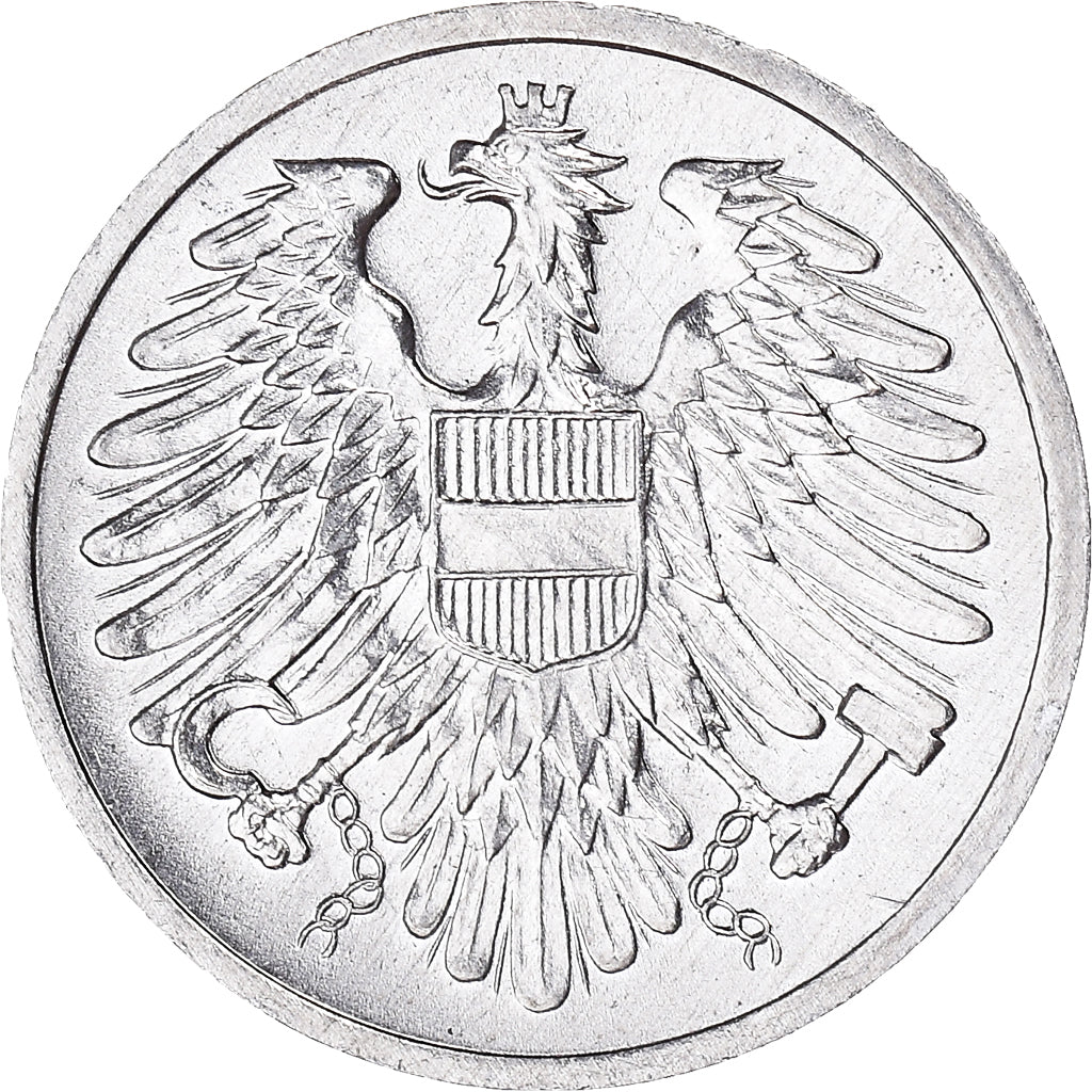 Coin, Austria, 2 Groschen, 1991, MS(64), Aluminum, KM:2876
