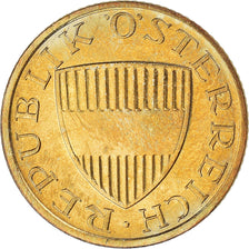 Coin, Austria, 50 Groschen, 1994, MS(63), Aluminum-Bronze, KM:2885