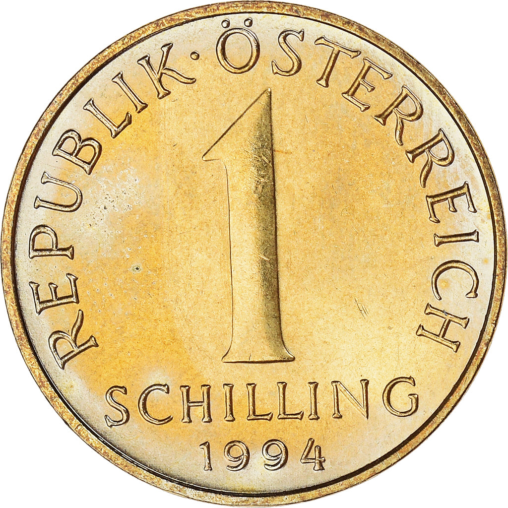 Moneta, Austria, Schilling, 1994, MS(60-62), Aluminium-Brąz