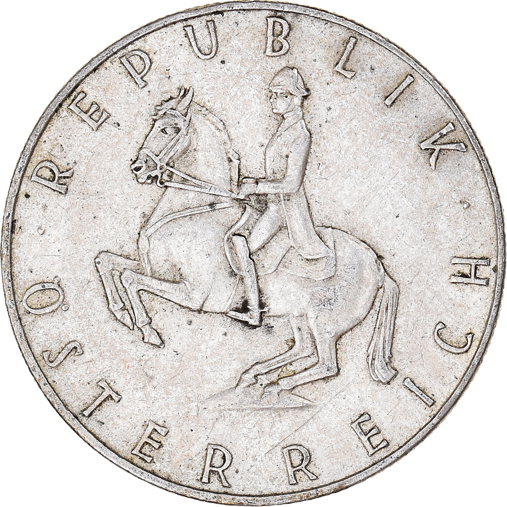 Coin, Austria, 5 Schilling, 1960, Vienna, VF(30-35), Silver, KM:2889