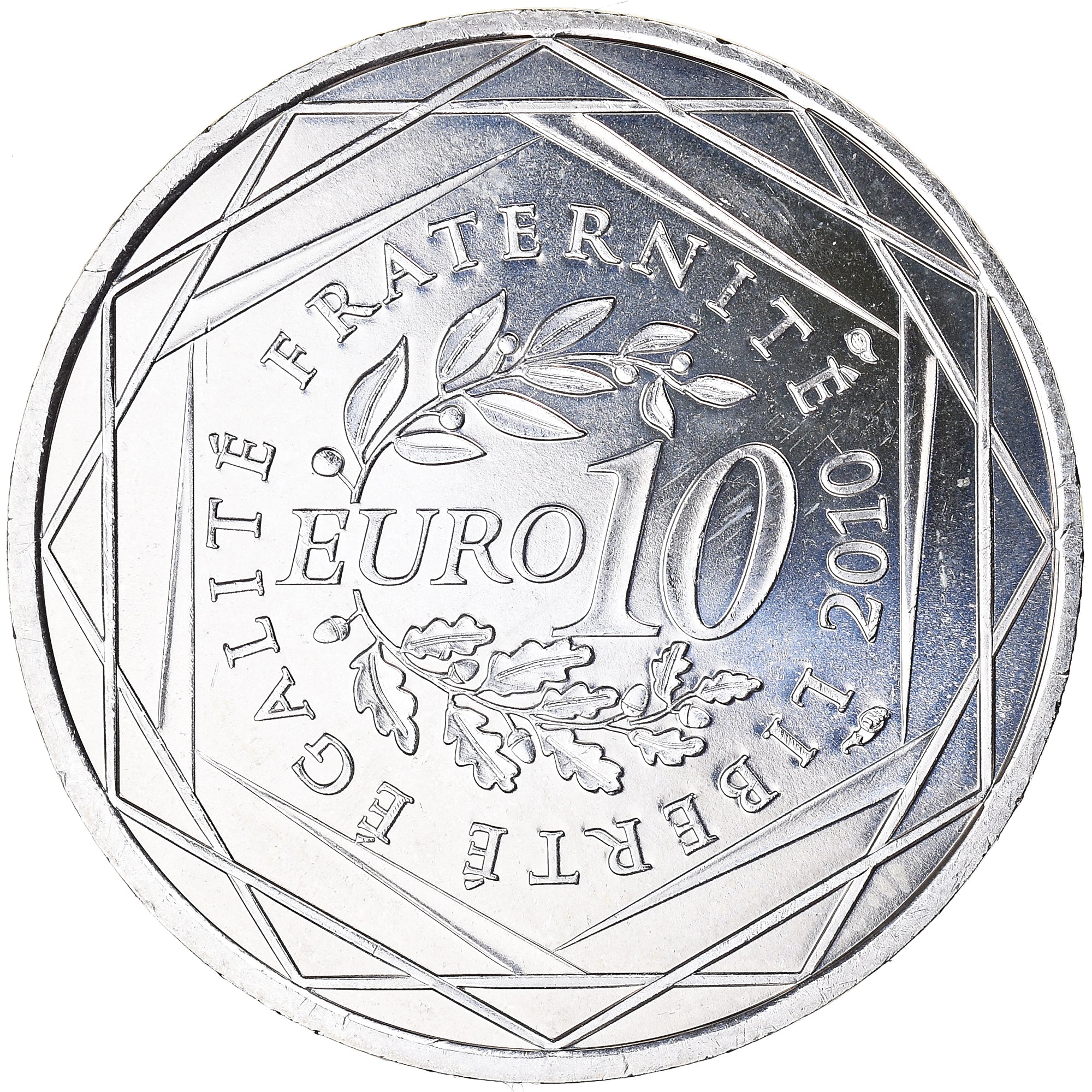 France, 10 Euro, Alsace, Euros des régions, 2010, SPL, Argent