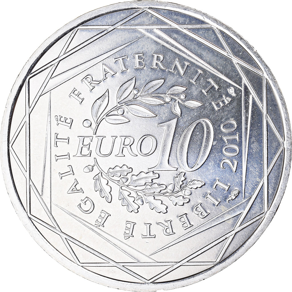 France, 10 Euro, Alsace, Euros des régions, 2010, MS(60-62), Silver