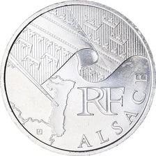 France, 10 Euro, Alsace, Euros des régions, 2010, MS(60-62), Silver