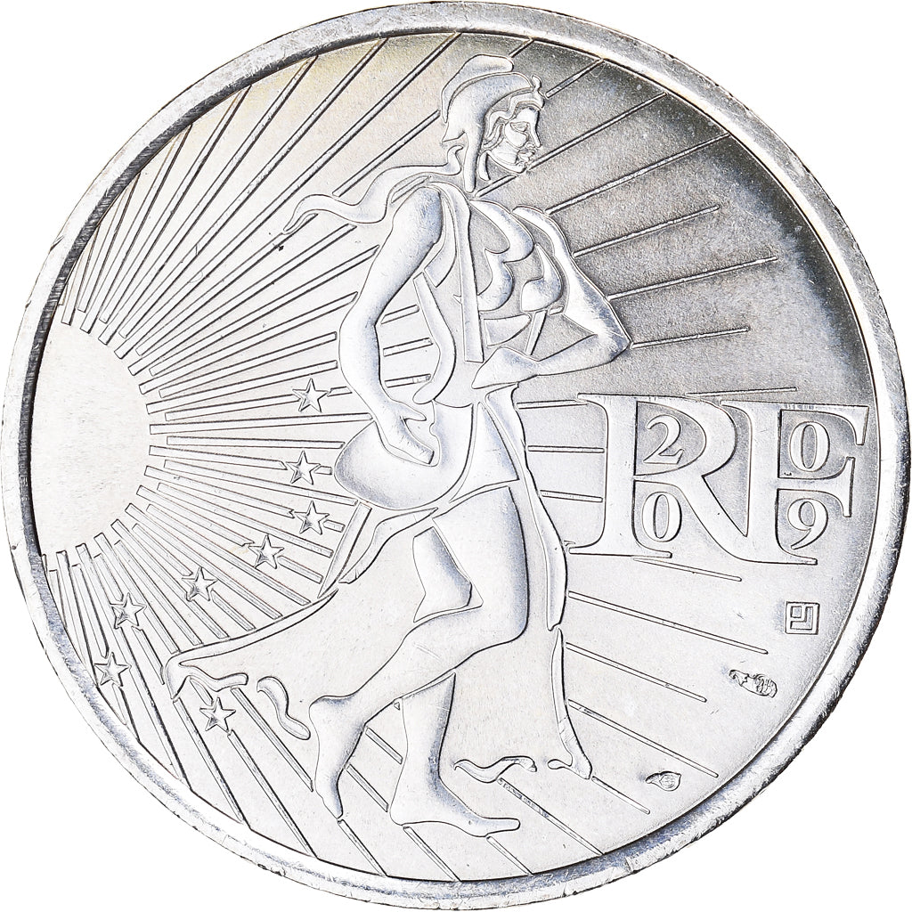 France, 10 Euro, 2009, SPL+, Argent, Gadoury:EU337, KM:1580