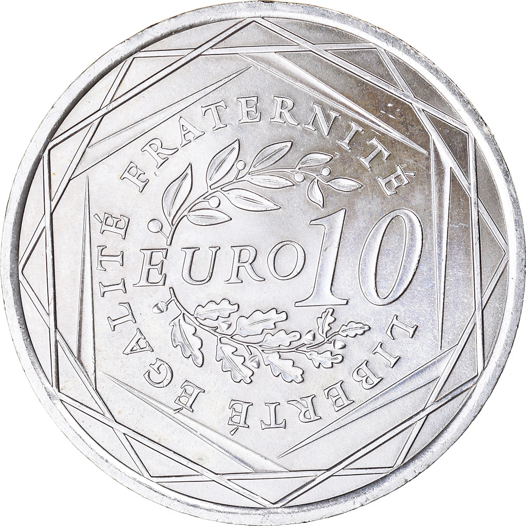 France, 10 Euro, 2009, MS(64), Silver, Gadoury:EU337, KM:1580
