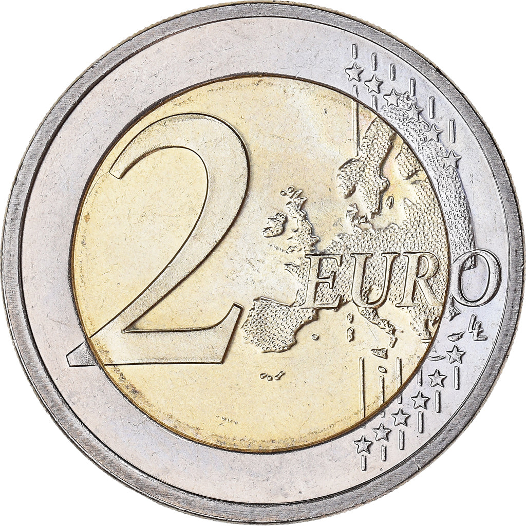 Slovenia, 2 Euro, Primoz Trubar, 2008, MS(60-62), Bi-Metallic, KM:80