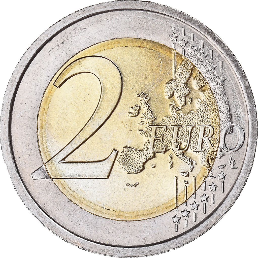 Italy, 2 Euro, Louis Braille, 2009, Rome, MS(64), Bi-Metallic, KM:310