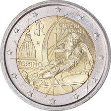 Italy, 2 Euro, Jeux olympiques de Turin, 2006, Rome, MS(63), Bi-Metallic, KM:246