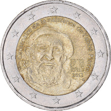 France, 2 Euro, Baron Pierre Coubertin, 2012, Paris, Abbé Pierre, TTB