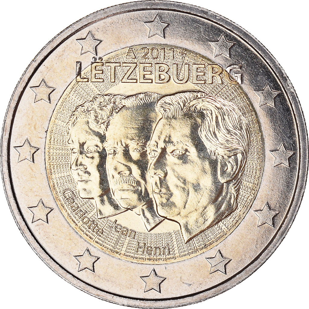 Luxembourg, 2 Euro, 2011, Utrecht, MS(63), Bi-Metallic, KM:116