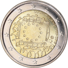 Finland, 2 Euro, 30 ans du drapeau de l union europeenne, 2015, MS(60-62)