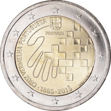 Portugal, 2 Euro, 150ème anniversaire de la Croix-Rouge portugaise, 2015