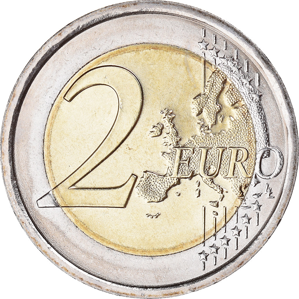 Italy, 2 Euro, Dante Alighieri, 2015, MS(64), Bi-Metallic