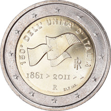 Italien, 2 Euro, italian unification 150 th anniversary, 2011, Rome, UNZ
