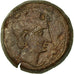 Moneta, Hiszpania, Bronze Æ, AU(50-53), Bronze