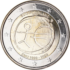 Finland, 2 Euro, EMU 10th Anniversary, 2009, Vantaa, MS(64), Bi-Metallic, KM:144