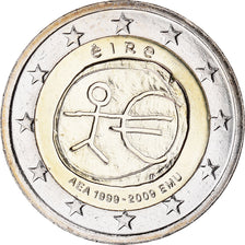 REPUBBLICA D’IRLANDA, 2 Euro, EMU, 10th Anniversary, 2009, SPL+, Bi-metallico